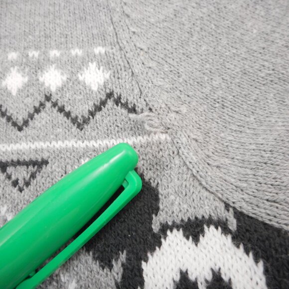 Disney Jumping Bean Little Boy sz 5 Mickey Mouse Knit Sweater Gray Cotton Blend - Picture 8 of 11